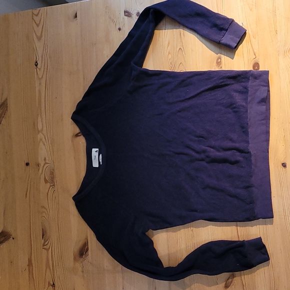 TNA black long sleeve terry cloth top XXS - Picture 1 of 7